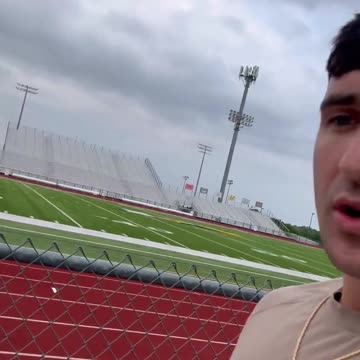 Jake Lang hops fence: "Austin Metcalf's BLOOD STAIN still on the stadium floor"