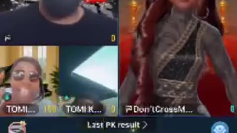 Tomikay on her host page and Bigo rush page at the same time this isn’t allowed.
