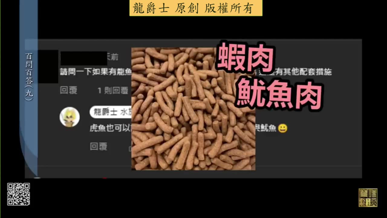 【龍爵士】千問千答 Q81 龍爵士品牌飼料 龍魚會吃，那虎魚會吃嗎