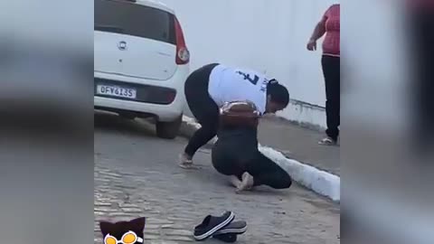 Wife Beats Mistress
