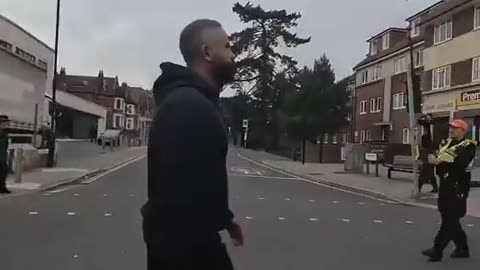 Muslim invaders intimidating and threatening women and children at a peaceful protest in Southampton