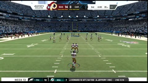 1965 REDSKINS VS Madden 20 I Franchise SEASON 1 WEEK 13 REDSKINS VS PANTHERS