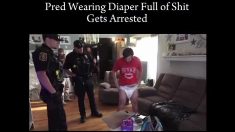 CHILD PREDATOR WEARING A DIAPER FULL OF SHIT GETS ARRESTED - King Street News