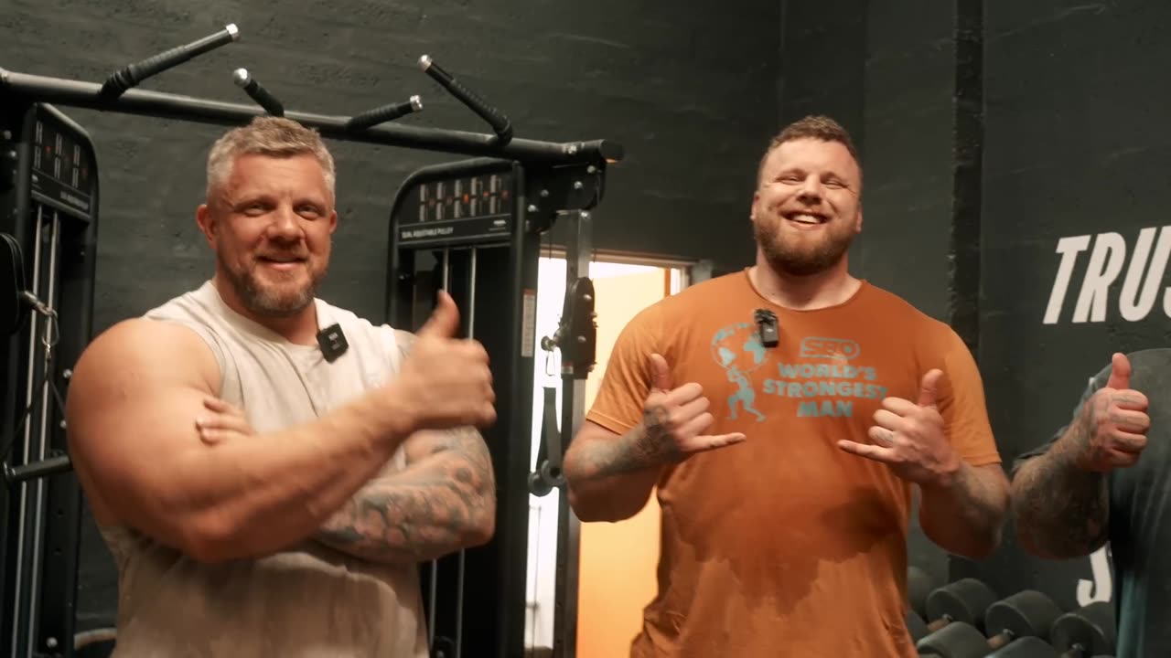 World's Strongest Brothers Take On Gym Reaper! 🔥 Log & Bench Press Session