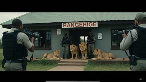Lions Protect Baby Elephant From Poachers! Unbelievable Rescue