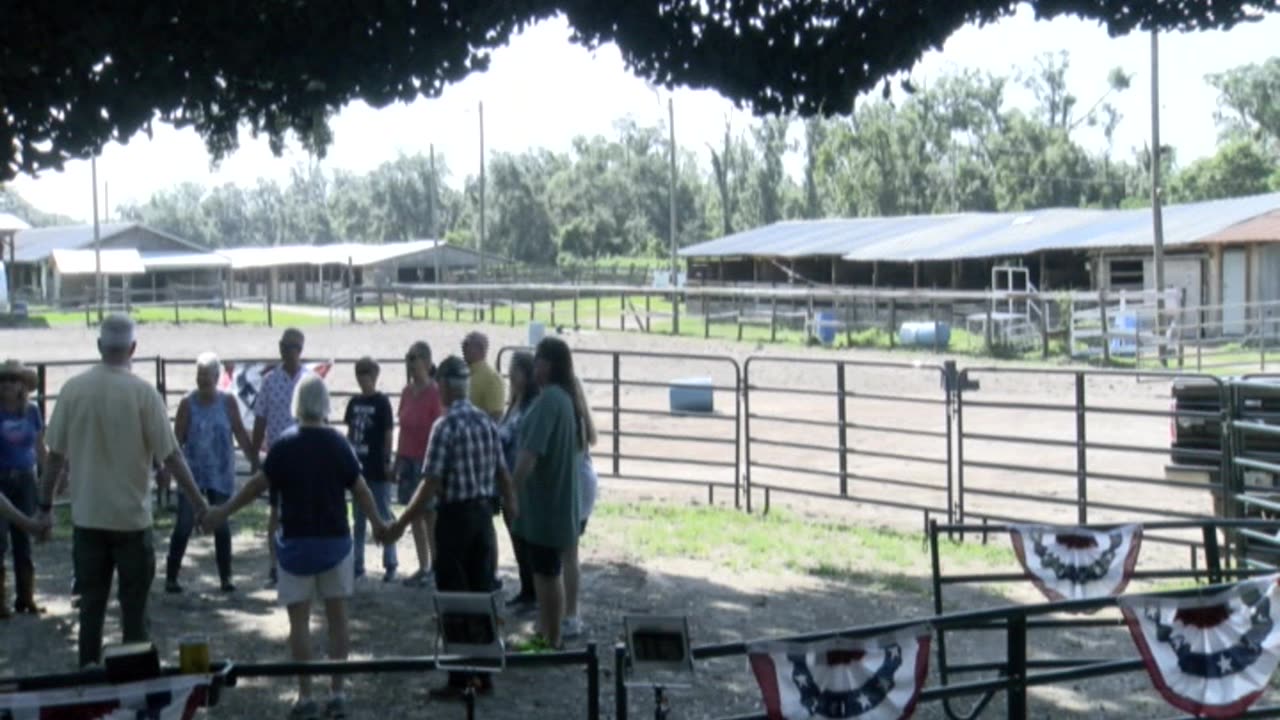 Skipper Calder & Cowboy-up Ministry bring horse training with a message at 11am.