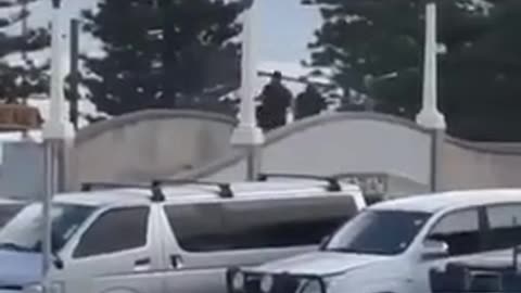 gunmen opening fire at Bondi Beach in Sydney