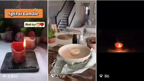 BEAUTIFUL SPIRAL CANDLE BUSINESS