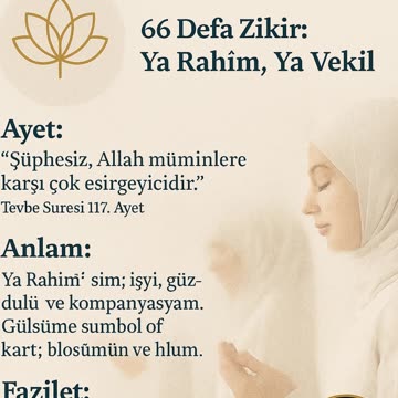 Gülsüm İsminin Ruhani Anlamı: 66 Zikirle Kalbine Huzur Gelsin