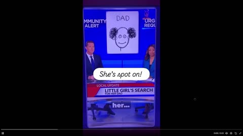 Humor: Daughter's drawing of her missing father was actually spot on