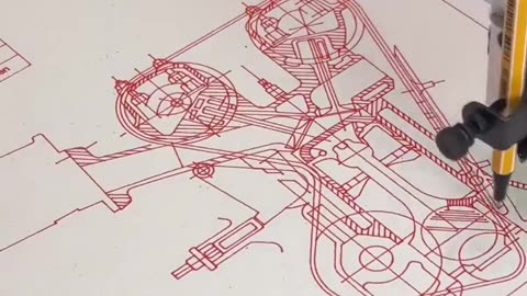 🤯✨ Watch a Robot Create a Detailed Engine Blueprint! | FeedMyCuriosity