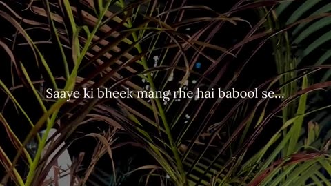 Mai Aaj TQ safar me hu is ehtemad per jon eila