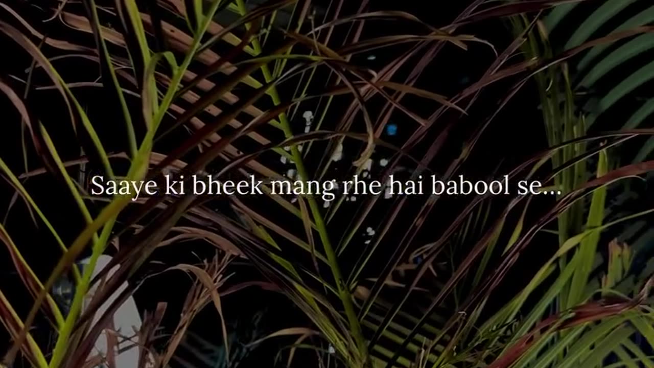 Mai Aaj TQ safar me hu is ehtemad per jon eila