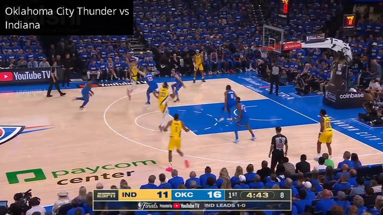 Oklahoma City Thunder vs Indiana Pacers | Epic Showdown & Clutch Moments!