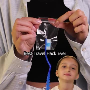 Little girl tests this travel hack for her favorite storybook.hd