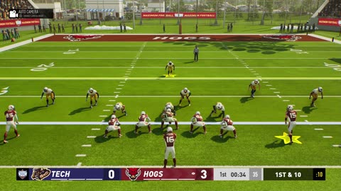 Maximum Football Atlanta Tech Sailors Dynasty Yr 1 Game 2 Sailors Vs Hogs CPU Vs CPU
