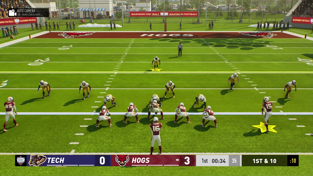 Maximum Football Atlanta Tech Sailors Dynasty Yr 1 Game 2 Sailors Vs Hogs CPU Vs CPU