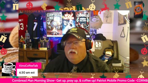 Cornbread Man Morning Show- Get up, Pray up, Coffee up! Merry Christmas
