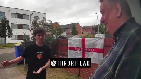 The English flag is offensive in England. LOL.