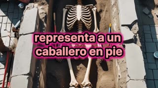 Encuentran el esqueleto de un caballero medieval debajo de una heladería en Polonia
