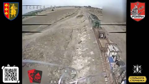 🚂💣 Ukraine Russia War | Ukrainian FPV Drone Hits Russian Fuel Train in Tokmak | RCF