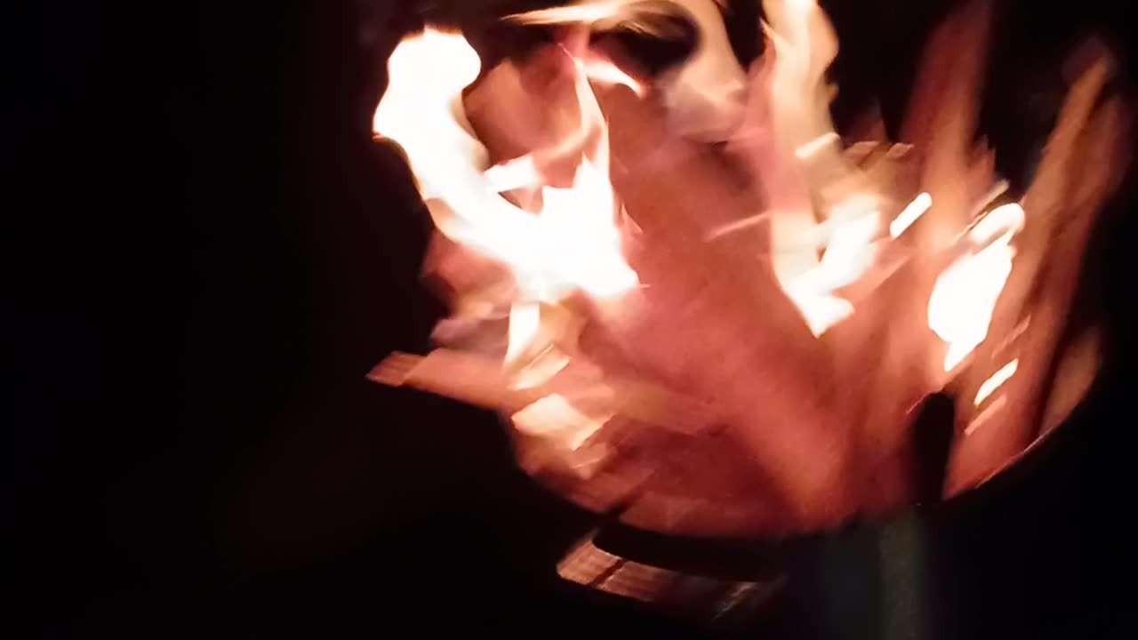 Robin, Batman and a freaking FIRE!