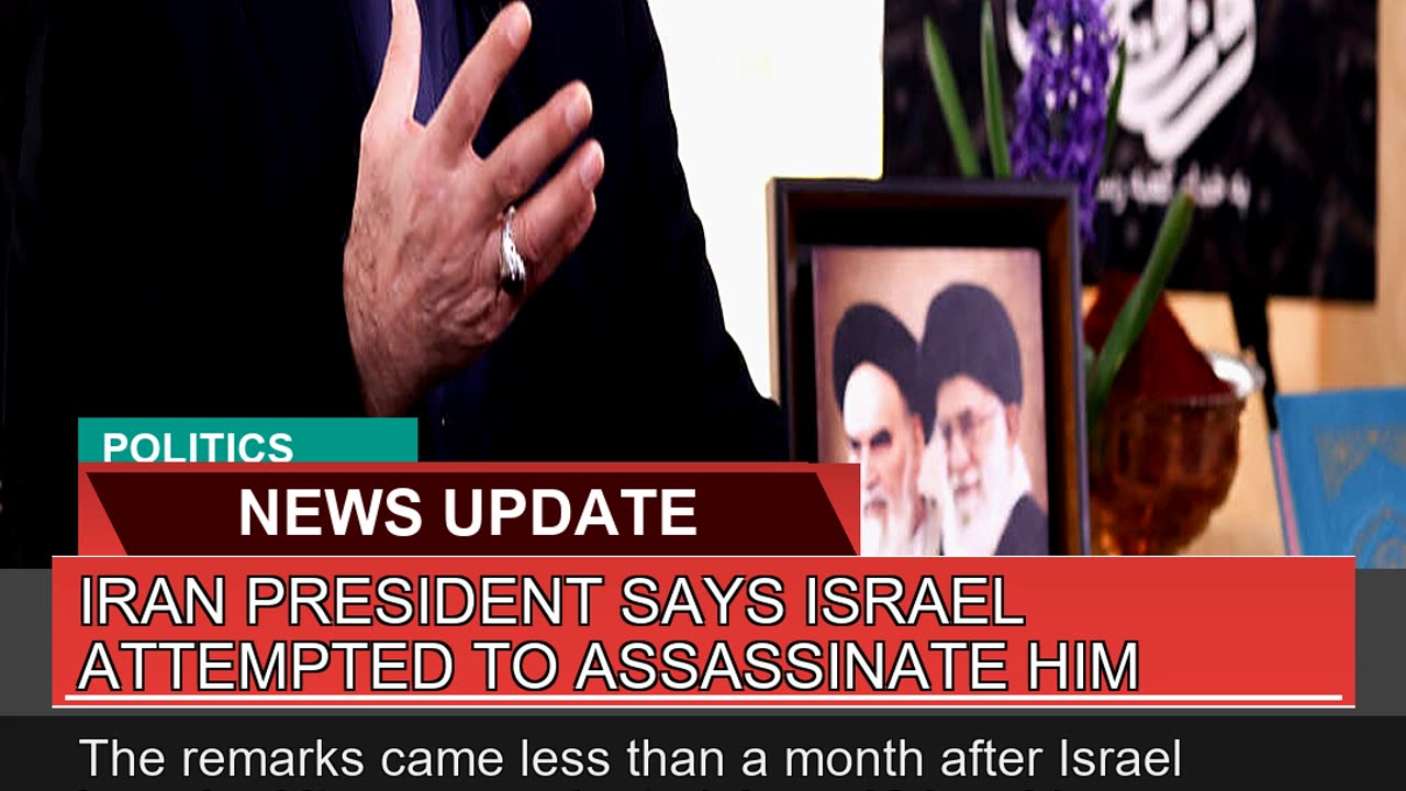 Iran President Says Israel Attempted to Assassinat