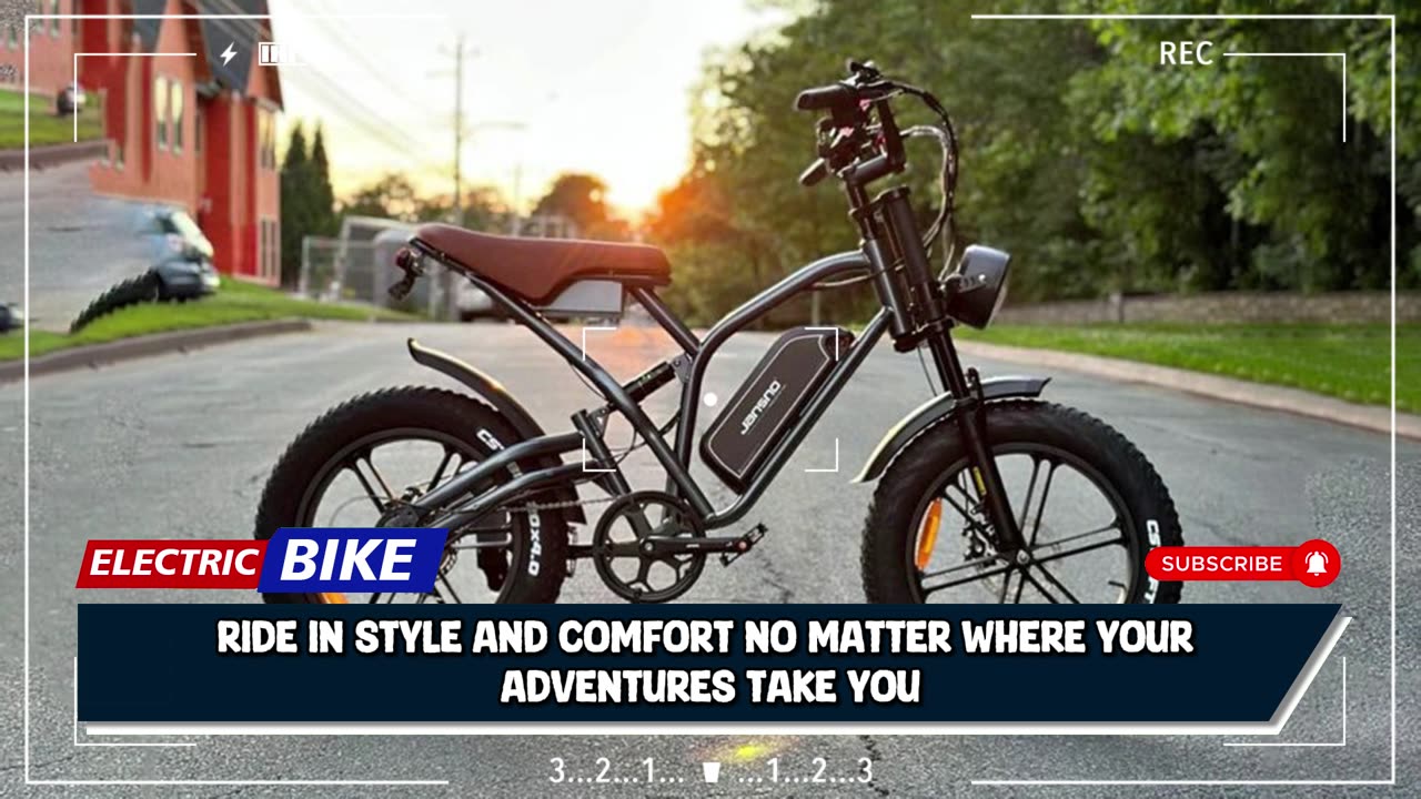 JANSNO X50 Electric Bike 750W Motor 48V 14AH Battery 20*4.0 Fat Tire Electric Bike