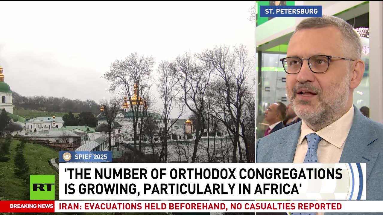 'Number of Orthodox congregations growing, particularly in Africa' — Legoyda | SPIEF 2025