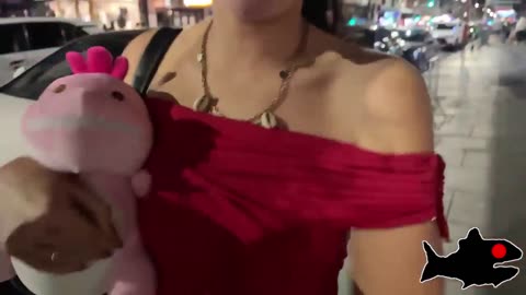 She didn't take the plushie but slack got the IG | fish shack