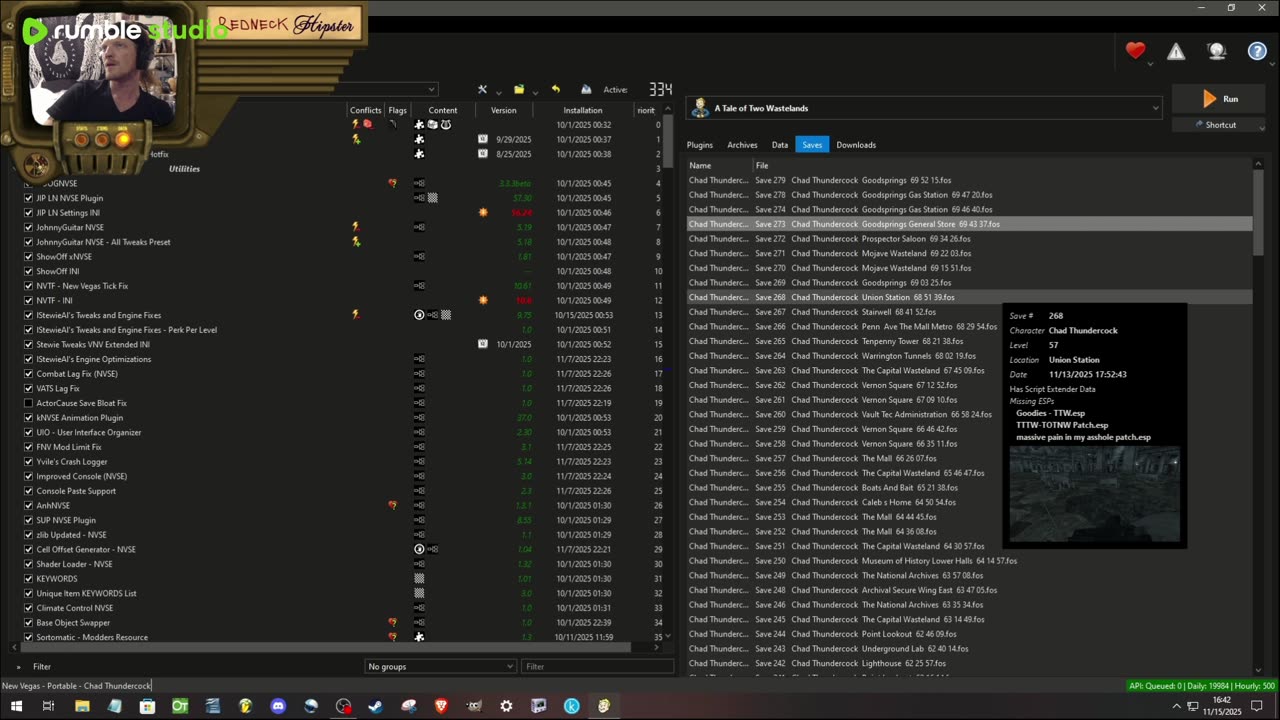 Live: From New Vegas! - 11/15/2025 - Fine, I hate cellphones anyway