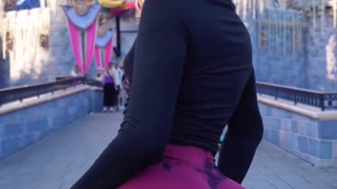 A tgirl in disney to everyone