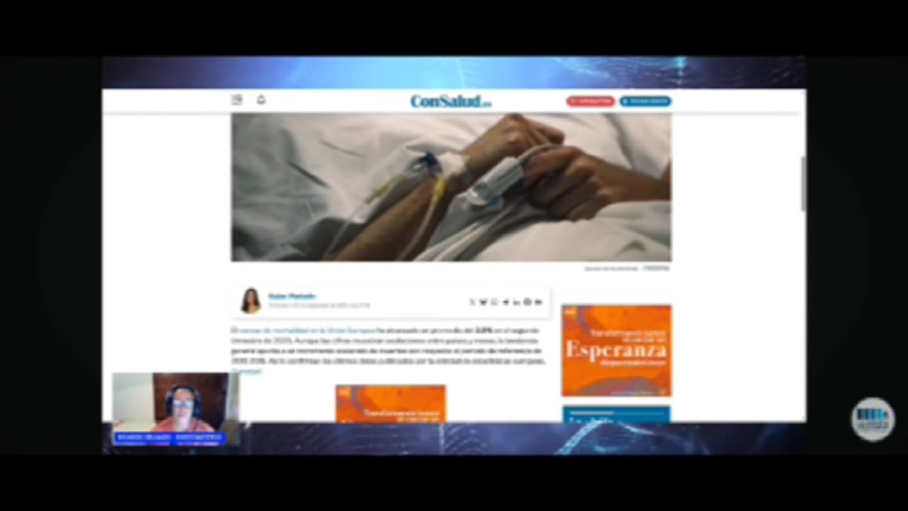 EXCESO MORTALIDIAD 💉📡🔬🧲📡España 2 puesto en Europa ricardo delgado