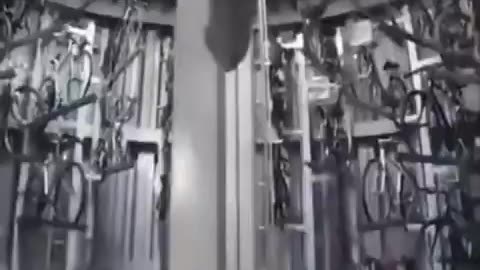 Bike storage in Tokyo