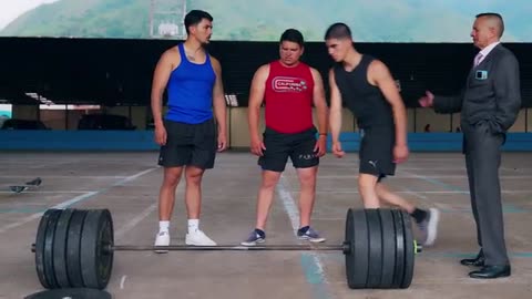 The muscular guy made fun of everyone, and an old man put him in his place