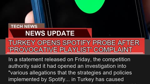 Turkey Opens Spotify Probe After Provocative Play