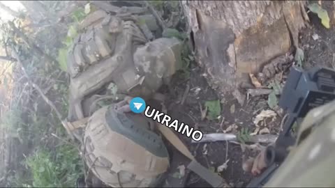 The khokhlopidars after the assault. One got his ass stuffed, the other got a pot pierced.