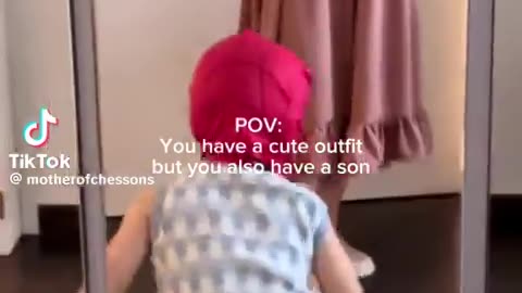 👗😂 POV: You Have a Cute Outfit but You Also Have a Son! | FunFM
