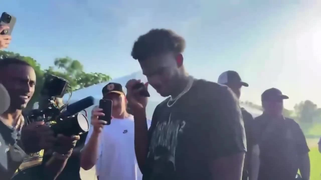 Shedeur Sanders got prank called by someone pretending to be from an NFL team and they said
