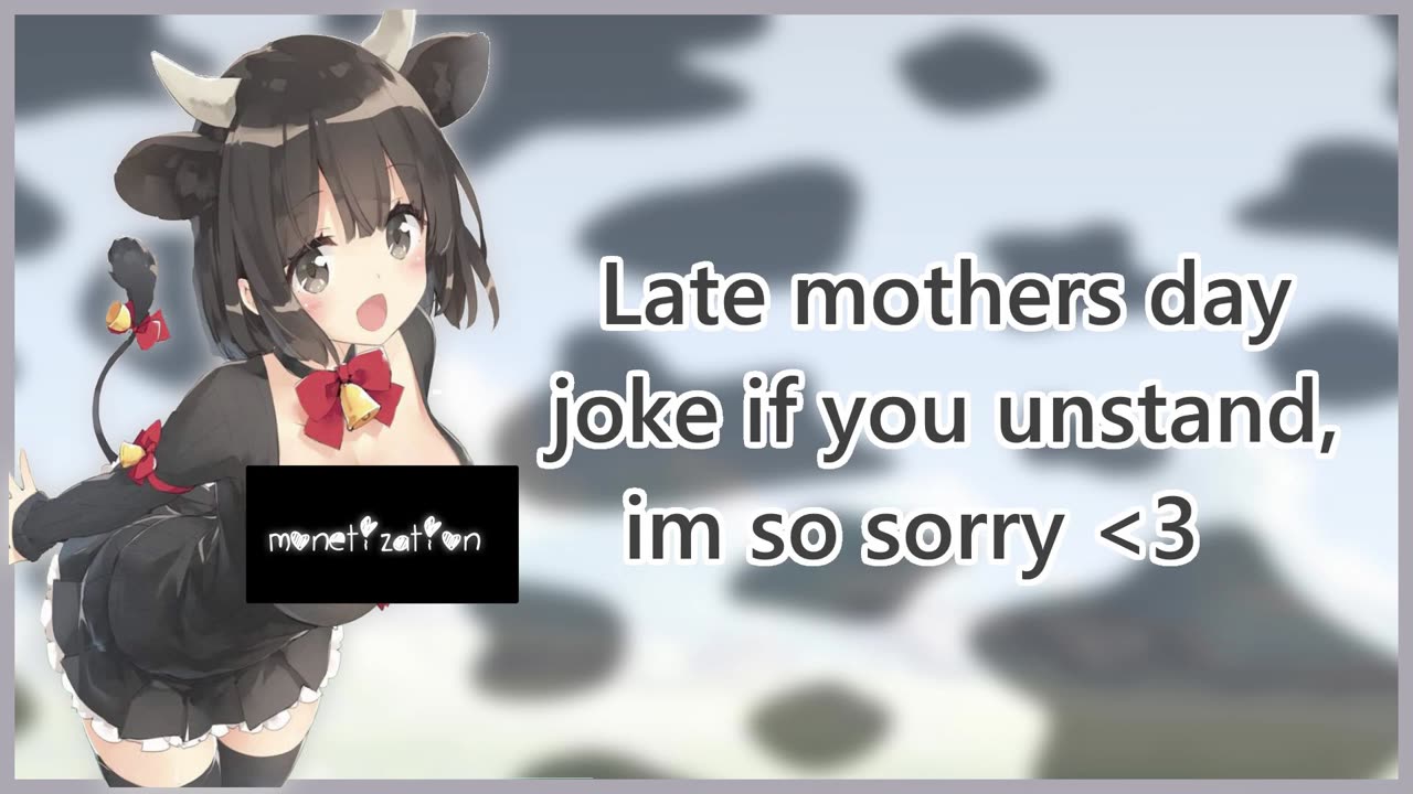 Mooo! Sorry lol [song cover] [vod archive]