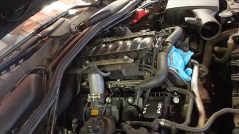 BMW 650i Making Roaring On Throttle Up? Smoke Testing Exhaust Manifolds. Crow Almost Falls Through.