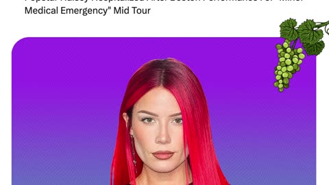 Popstar Halsey Hospitalized After Boston Performance For "Minor Medical Emergency" Mid Tour