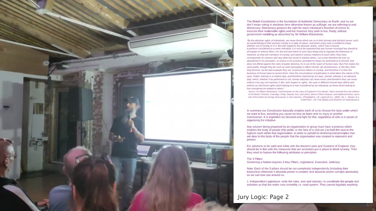 Trial by Jury - a reflection