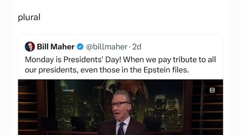 lol PresidentS Plural