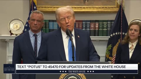 President Trump Delivers Announcement on Autism Findings, September 22, 2025