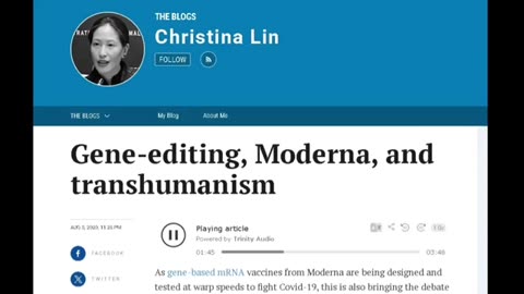 Gene-editing, Moderna, DARPA, DOD, Transhumanism. Surely, DARPA in 2010 had nothing to do with the bioweapon injections!🤡 This terrorist NGO only sprays us with poison.