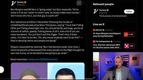 ‘TOTAL JERK OFF’: Bill Burr EVISCERATES Ben Shapiro _ The Kyle Kulinski Show