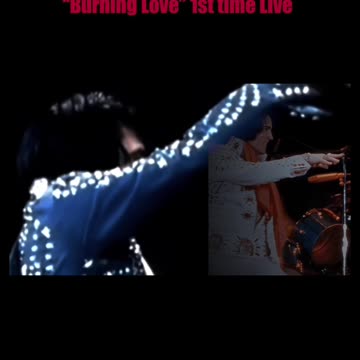 Elvis Presley Live-April 14th 1972-Burning Love-First Time Live