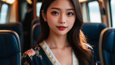[4k] AI Lookbook - Sexy Cabin Crew - Sena かわいい客室乗務員せな ❤️