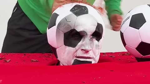 Gess the fake football?